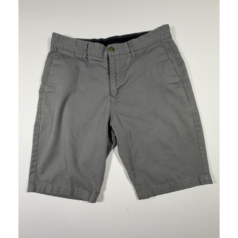 Volcom Corpo Class True To This Gray Chino Shorts Men's Size 30 Surf